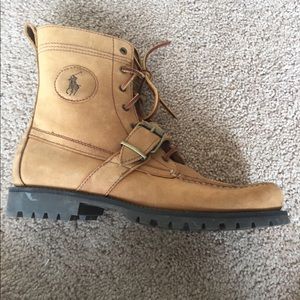 NEVER WORN: Men's Polo leather boots